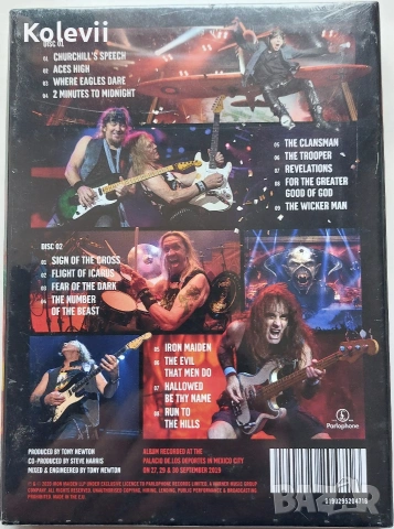 Iron Maiden " Night of the dead", снимка 2 - CD дискове - 54067857