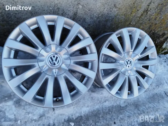 Оригинални лети джанти 17 цола 5х112 VW , снимка 6 - Гуми и джанти - 49265754