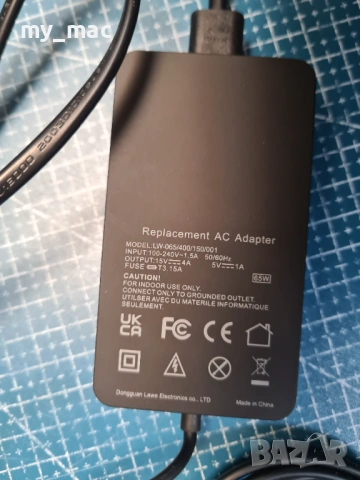 Захранващ адаптер за Microsoft Surface Pro 3 и Surface Pro 4, снимка 2 - Лаптоп аксесоари - 53245885