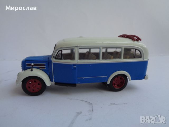 1:72 ATLAS ROBUR GARANT 1956 КОЛИЧКА АВТОБУС РЕТРО МОДЕЛ, снимка 2 - Колекции - 46531198