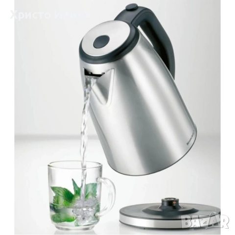 Електрическа Кана от неръждаема стомана за топла вода 3100W 1,7l, снимка 2 - Кани - 53423733