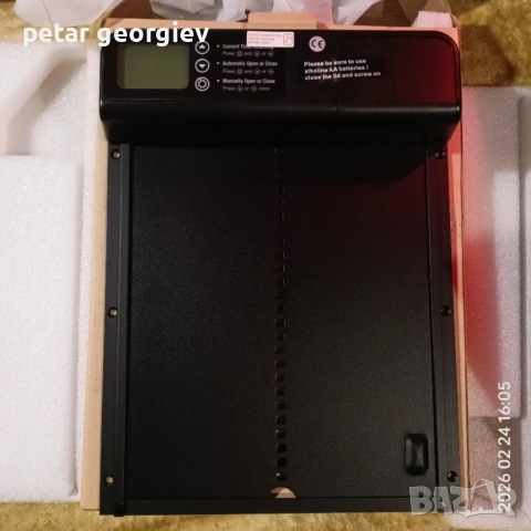 Автоматична алуминиева врата за кокошки с дисплей, снимка 2 - Други стоки за дома - 53774460