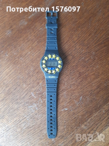 Електронен LCD часовник калкуратор/ конвертор за курс евро / лев или друга валута, снимка 2 - Мъжки - 53111817