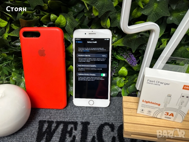  iPhone 7Plus 128gb 100% Батерия Гаранция! Като Нов! , снимка 3 - Apple iPhone - 52592349