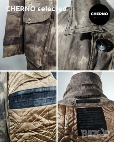 Мъжко камуфлажно полево яке DRYKORN Field Camo Jacket feat. British Millerain – размер L , снимка 15 - Якета - 53850954