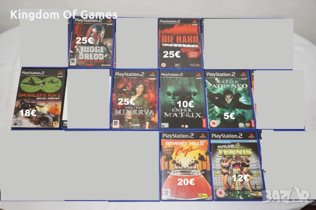 Игри за PS2 Judge Dredd/Die Hard/Beverly Hills Cop/Project Minerva Professional/The Matrix