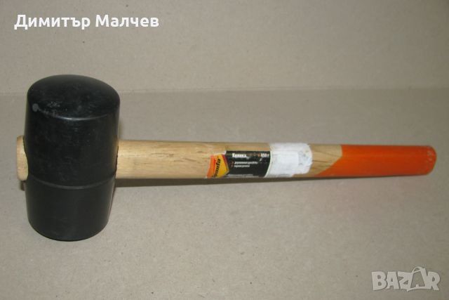 Руски гумен чук 450 г с дървена дръжка 32 см, отличен, снимка 3 - Други инструменти - 45999190