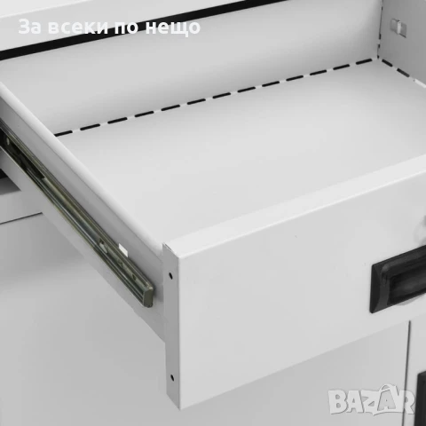 Офис шкаф, светлосив, 90x40x102 см, стомана Код P1060, снимка 5 - Шкафове - 51398824