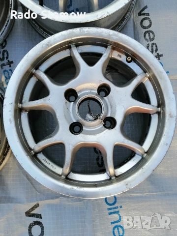 Алуминиеви джанти 14 цола, снимка 4 - Гуми и джанти - 53845937