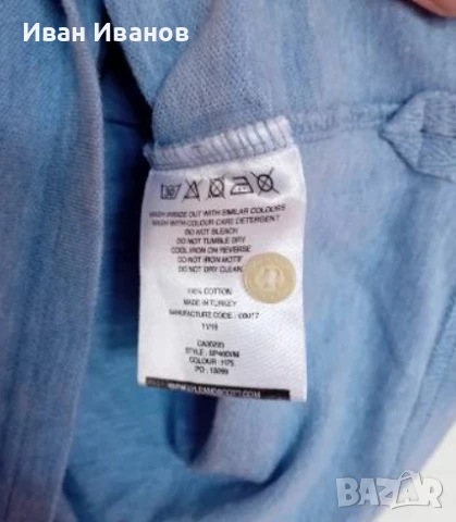 Чисто нова оригинална фланелка с яка Lyle & Scott , снимка 4 - Тениски - 50517482