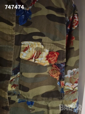 Камуфлажна риза, тип дънкова ХЛ, снимка 3 - Ризи - 54051843