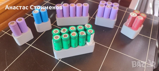 Държачи за батерий 18650, снимка 9 - Друга електроника - 53811223