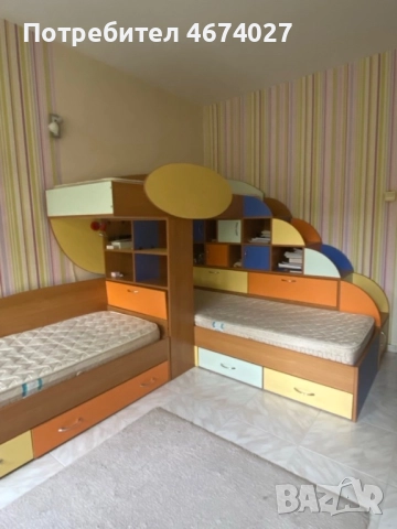 Детски легла на два етажа, снимка 8 - Мебели за детската стая - 52725785