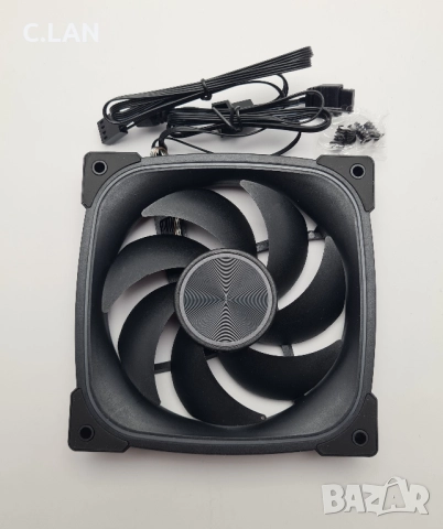 ARGB FAN PWM/Вентилатор 120x120x25/Normal/Reverse BK-no brand, снимка 11 - Други - 52535350