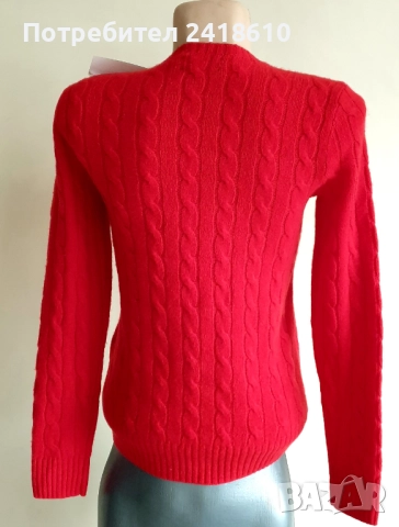 POLO Ralph Lauren Cable Wool / Cashmere Knit Womens Size S  НОВО! ОРИГИНАЛ! 2бр Дамски Пуловера, снимка 11 - Блузи с дълъг ръкав и пуловери - 52881391