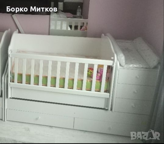 Бебешка кошара Arbor, трансформираща се в детско легло, бюро и щкафче
, снимка 1 - Кошарки - 46320516