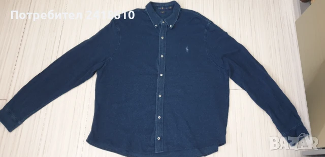 POLO Ralph Lauren FeatherWeight Mesh Pique Cotton Mens Size 2XL ОРИГИНАЛ! Мъжка Риза!, снимка 16 - Ризи - 50820998