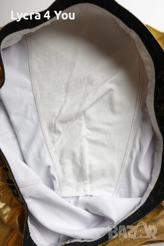 L/XL мъжки златисти боксерки с лого на талията, снимка 5 - Бельо - 54210032