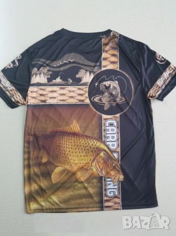 Тениска за риболов, снимка 3 - Тениски - 45539554