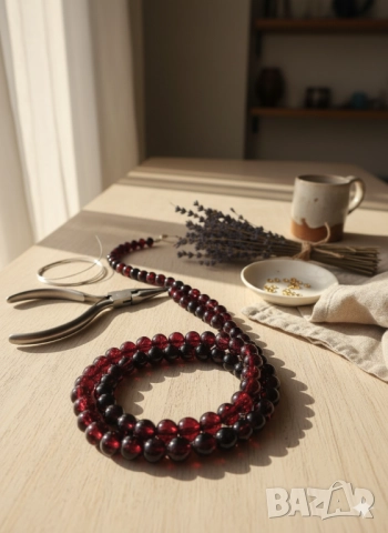 Стъклени Мъниста за Бижута 10мм 8мм 6 мм 4мм J282, снимка 4 - Други - 52480924