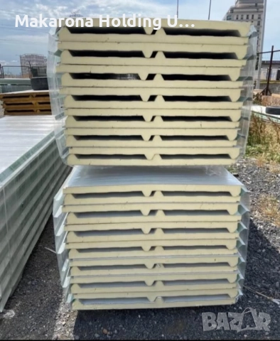 Стенни и покривни термопанели бели 4см дебелина , снимка 2 - Строителни материали - 51505496