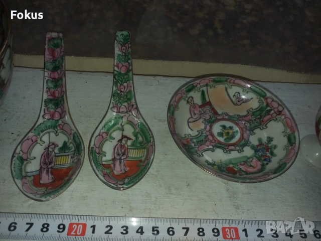 Стар китайски порцелан - сервиз, снимка 5 - Антикварни и старинни предмети - 53452998