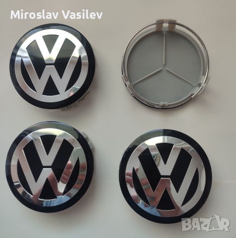 Капачки с лого VW за джанти от мерцедес 75 мм, снимка 2 - Аксесоари и консумативи - 45423369
