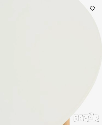 Кухненска маса MARSTRAND 100x200/280 бяло/натурал, снимка 4 - Маси - 52593894