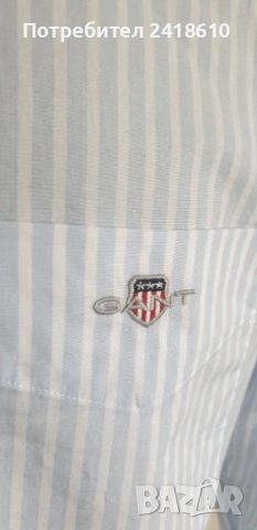 Gant Oxford Regular Fit Pique Cotton Mens Size 39 - 40 / M ОРИГИНАЛ! НОВО! Мъжка Риза!, снимка 8 - Ризи - 53340558