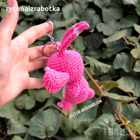 Плетен ключодържател Ейнджъл-Стич, снимка 3 - Други - 52342211