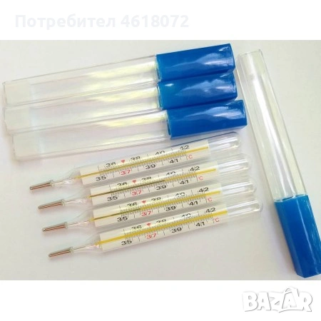 Живачни термометри от старите, снимка 2 - Уреди за диагностика - 53878354