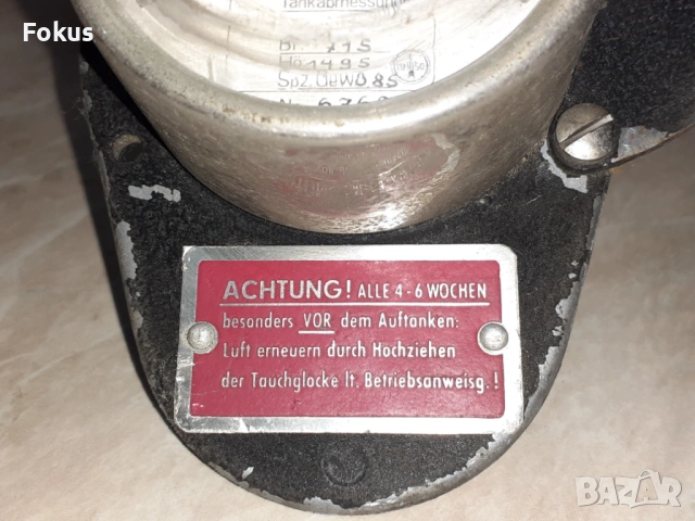 Стар немски колекционерски измервателен уред, снимка 3 - Антикварни и старинни предмети - 53340460