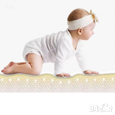 Двулицев образователен детски килим Горски животни 180 х 200 см - водоустойчив, сгъваем, снимка 7 - Други - 53990159