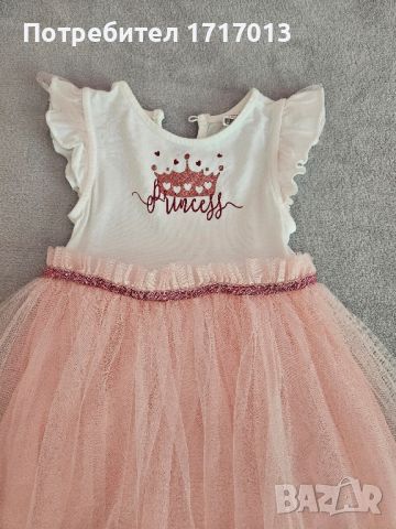 Розова рокля Lcwaikiki размер 18 - 24 месеца / 86 - 92, снимка 2 - Бебешки рокли - 45504863