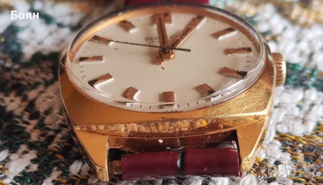 Мъжки часовник Секонда/Полет Sekonda 17 jewels Позлатен 20 микрона СССР, снимка 5 - Мъжки - 46373846