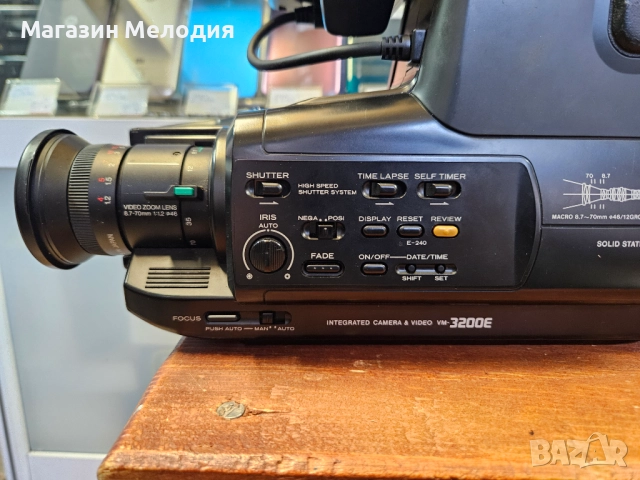 Видеокамера Hitachi VM-3200E Много добър външен вид, пълен комплект. Не е тествана , защото батерият, снимка 7 - Камери - 52494451