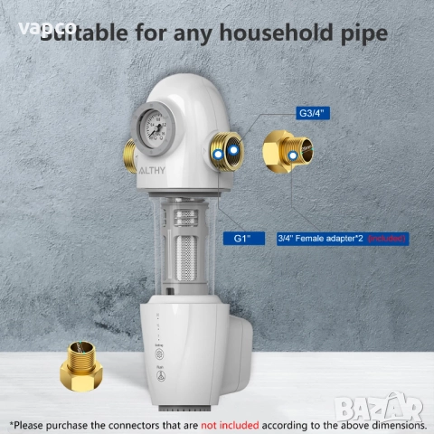 Автоматичен филтър за водопровод ALTHY AUTO2, снимка 15 - ВИК - 51462937