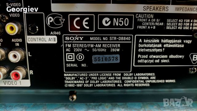Sony, снимка 11 - Ресийвъри, усилватели, смесителни пултове - 46401869