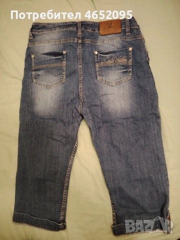 Нови Къси Дамски дънки 3/4-ти Louis vuitton, снимка 2 - Дънки - 53882772