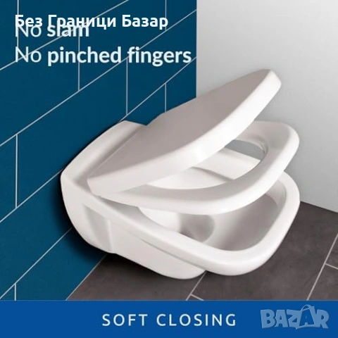 Нова wc седалка за Duravit D-Code бяла бързо сваляне лесно почистване, снимка 3 - Други стоки за дома - 53738482