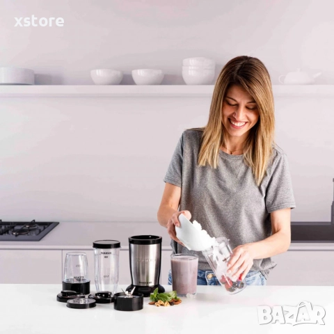 Блендер Taurus Shake & Go – 800W мощност, пулсова технология и аксесоари, снимка 7 - Блендери - 52595895