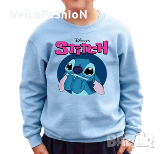 Нова детска ватирана блуза със Стич (Stitch), четири цвята, снимка 3 - Детски Блузи и туники - 45316093