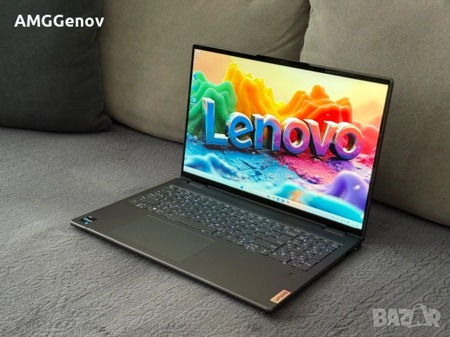 16’ 2.5К IPS Touch/Lenovo yoga 7 16’/i5-1240p/16GB DDR5/512GB SSD, снимка 2 - Лаптопи за работа - 53456370