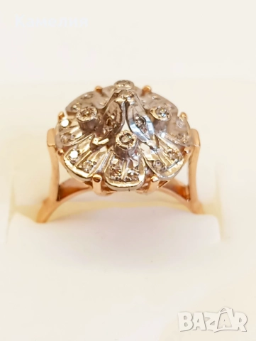 Руско злато , снимка 2 - Пръстени - 51534544