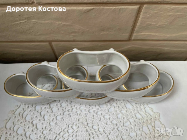 Големи порцеланови пръстени от Полша, снимка 7 - Антикварни и старинни предмети - 52459081