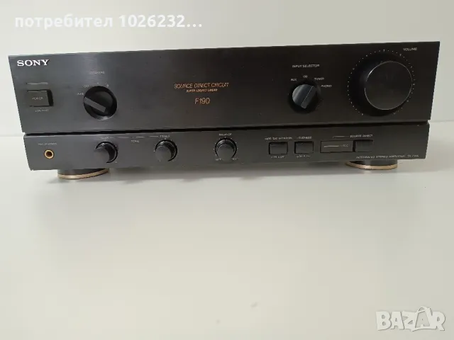 Sony f 190, снимка 1 - Ресийвъри, усилватели, смесителни пултове - 48590094