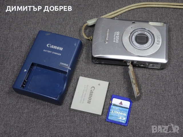 ЦИФРОВ ФОТОАПАРАТ CANON DIGITAL IXUS 65 6.0MP DIGITAL CAMERA, снимка 12 - Фотоапарати - 54005241