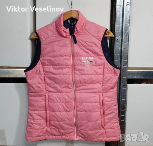GAASTRA Yachting Vest Дамска Жилетка Розова 2XL Пухена
