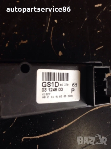 Преден ляв ключ за стъкло на странична врата за Mazda 6 2.2 Diesel (2007-2011) 03124600, снимка 3 - Части - 53729421