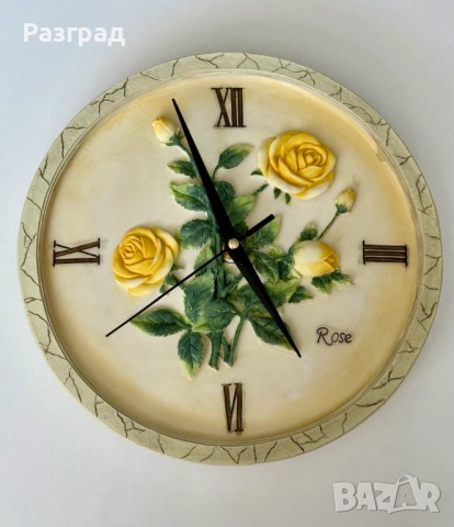 Винтидж стенен часовник, снимка 8 - Стенни часовници - 51678253